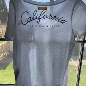 Hollister white shirt